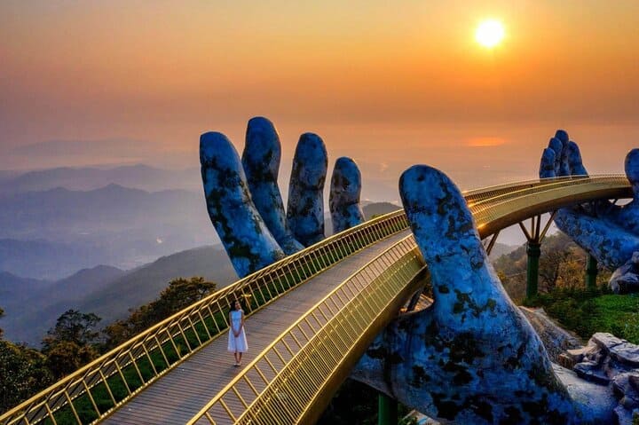 The Golden Bridge at Ba Na Hills