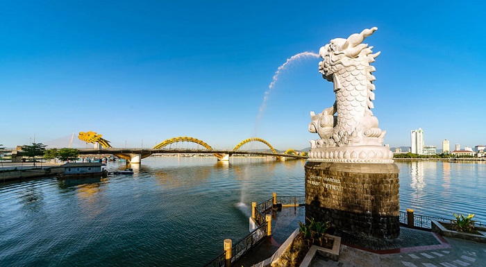 Dragon Bridge in Da Nang city