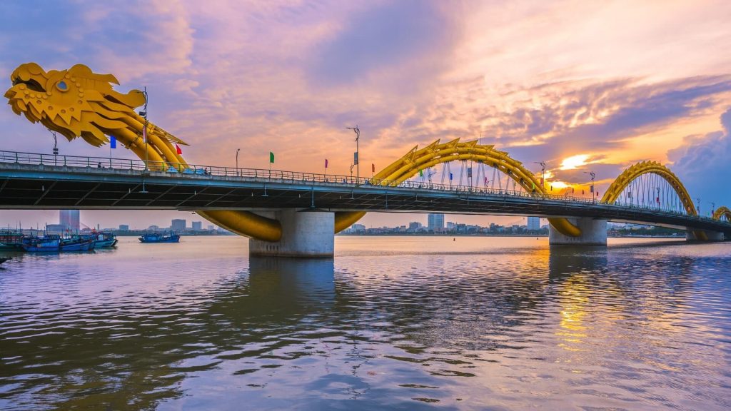 Top Locations To Explore In Da Nang By Motorbike Dragon Bridge